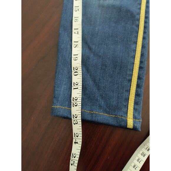 L'agence Margot Striped Skinny Jeans Women's Size 29 Hi Rise Neptune - Picture 9 of 15